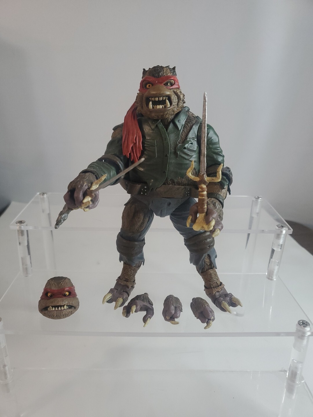 Teenage Mutant Ninja Turtles Universal Monsters Raphael Wolfman Loose Figure