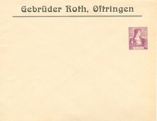 SCHWEIZ 1907 15C lila Helvetia Brustbild (Grundmarke Zumstein-Nr. 106) PRIVAT-GU