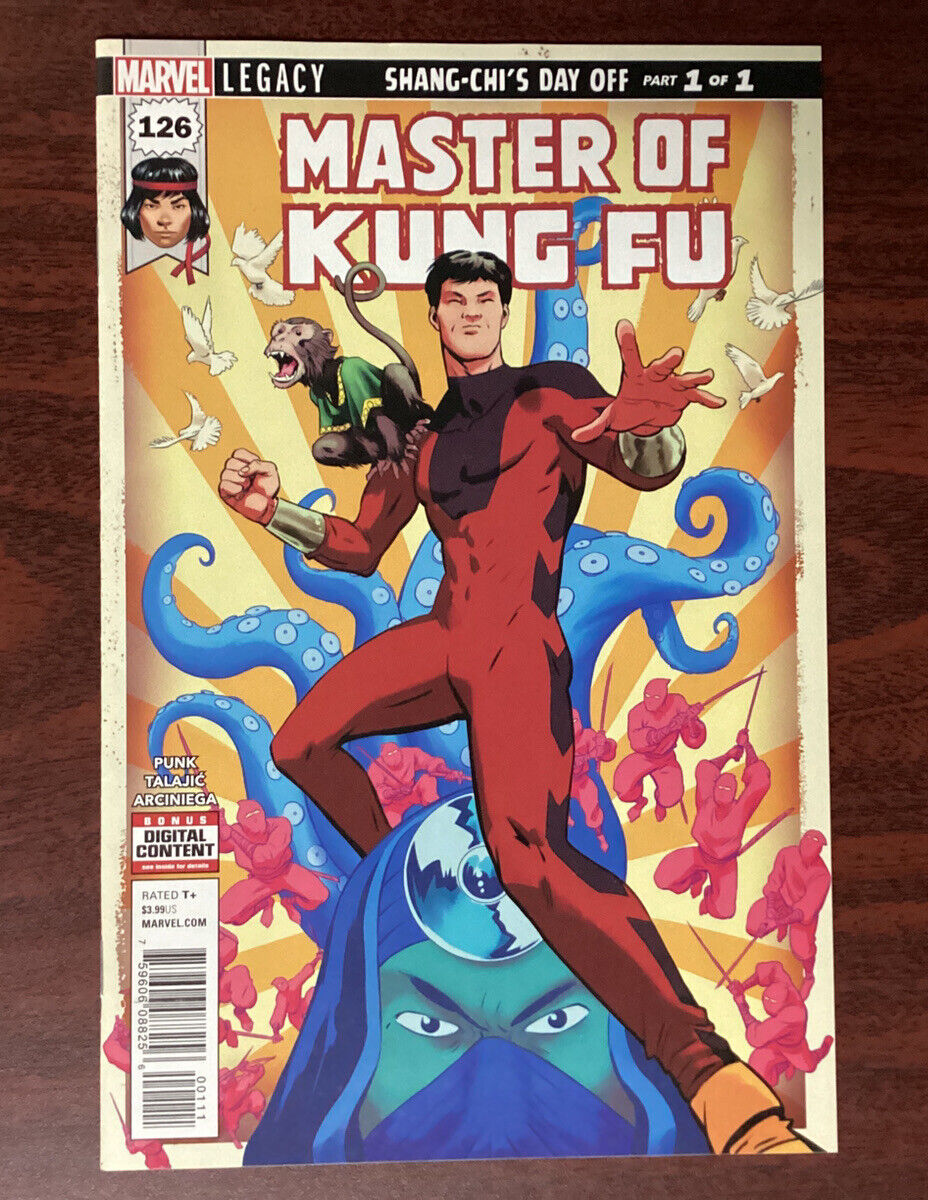 Marvel Comics Shang-Chi's Day Off Part 1 Of 1 Master Of Kung-Fu #126 2018