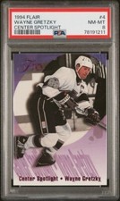 1994 Flair Wayne Gretzky Center Spotlight #4 - PSA 8