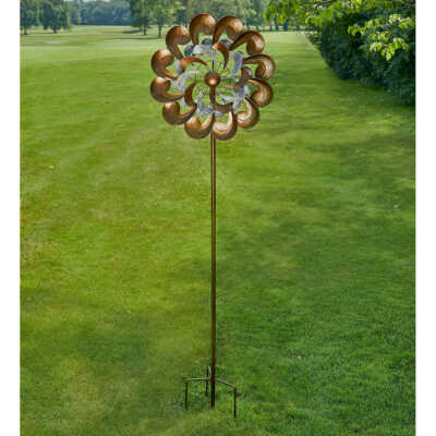Garden Wind Spinners MaySol Turtle Wind Spinners 2-Pack - 3D