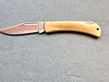 Vtg Rough Ryder 1 Blade Lockback Pocket Knife (NOS)