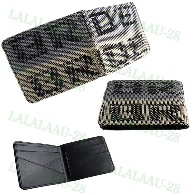 Gradation Custom BRIDE Racing Bifold Leather Seat S Stitched Fabric Men Wallet