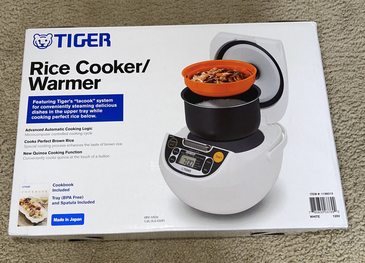 Tiger (JBV-10CU) 5.5-Cup Micom Rice Cooker & Warmer - New (sealed