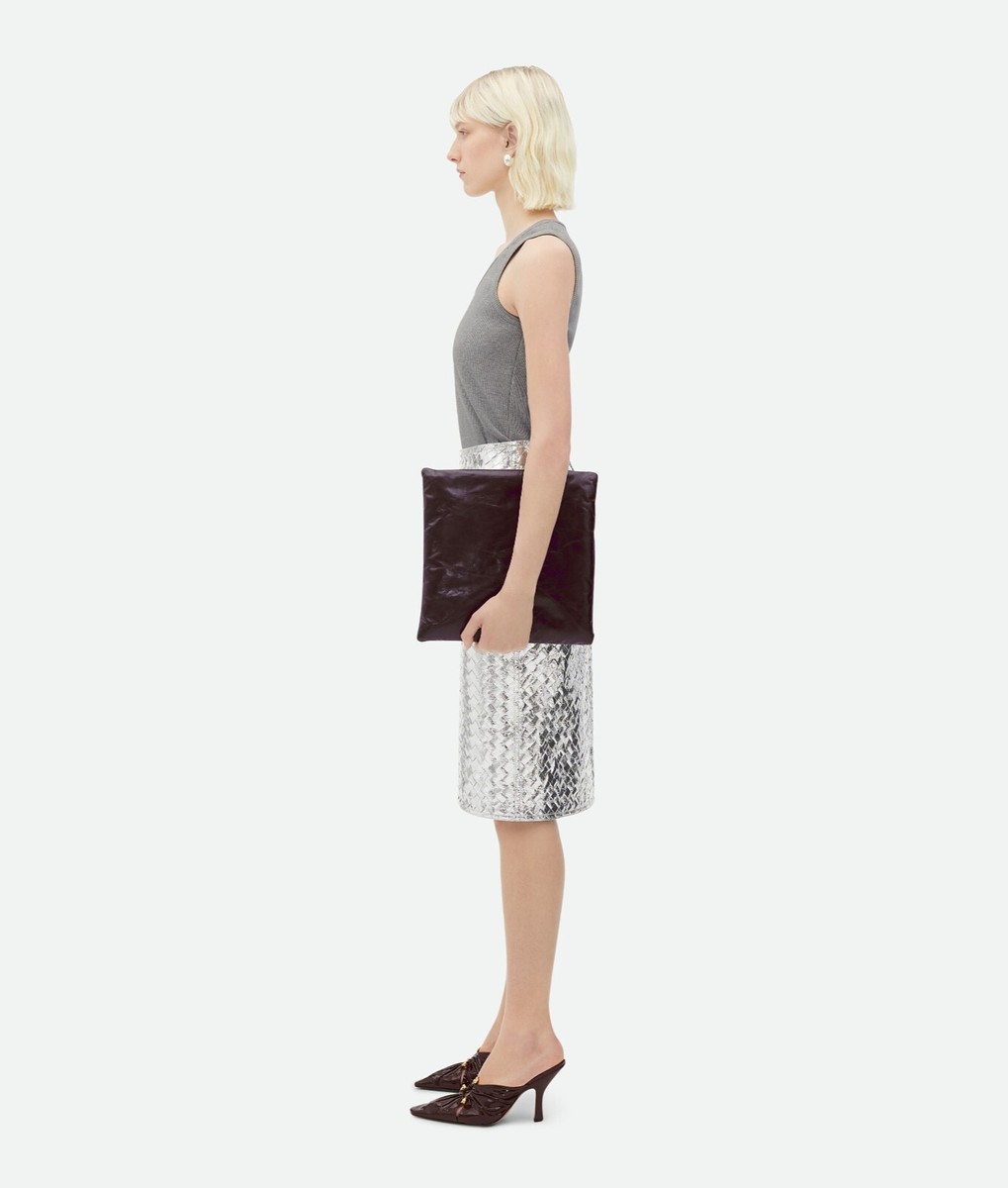 BOTTEGA VENETA 1600$ Pillow Pouch Clutch Bag - Black Puffy