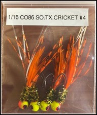 Hand Tied Hackle Tail Crappie Jigs Made in The USA 1/16th Ounce #4 or 6 Hook New