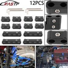 Spark Plug Wire Separator Black Wire Separator For 8/9/10mm Universal 12PCS