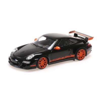 MINICHAMPS Porsche 911 GT3 RSR マットブラック Minichamps 2023 Porsche 911 992 GT3 RS Black w/ Pyro Red
