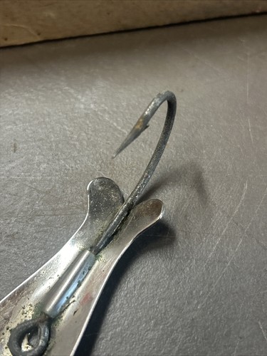 Vintage J Jacobsen & Sons BASS-OOKA NO. 5 Spoon For Salmon Bass Box & Extra Hook - Picture 6 of 13