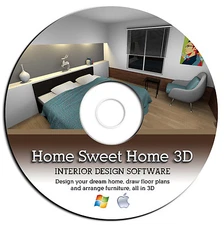 NEW Sweet Home 3D-Graphic-Interior Design CAD Architect Software-Windows/Mac-CD