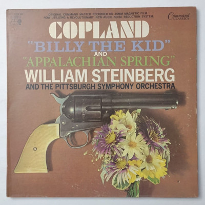 Copland Billy the Kid and Appalachian Spring vinyl record William Steinberg