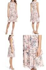 Eliza J pink floral dress size 6 worn once in great condition 