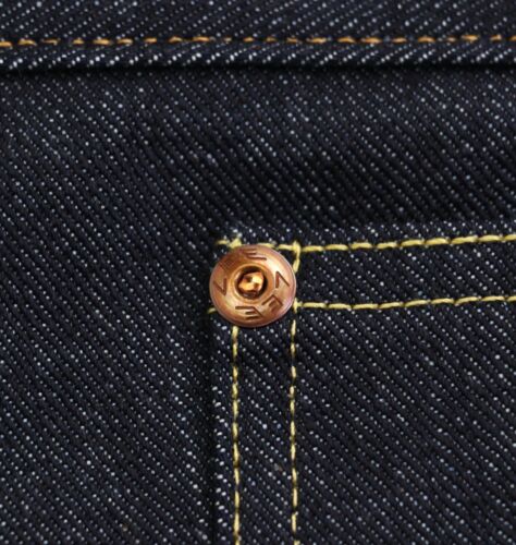 Lee 101 Z Jeansy męskie 13 3/4oz Japoński Selvedge Denim Made in Italy Sanforized - Zdjęcie 12 z 23
