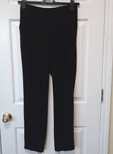 BABATON Women's Black Semi Elastic Waist Pockets Ankle Pants SIze 6