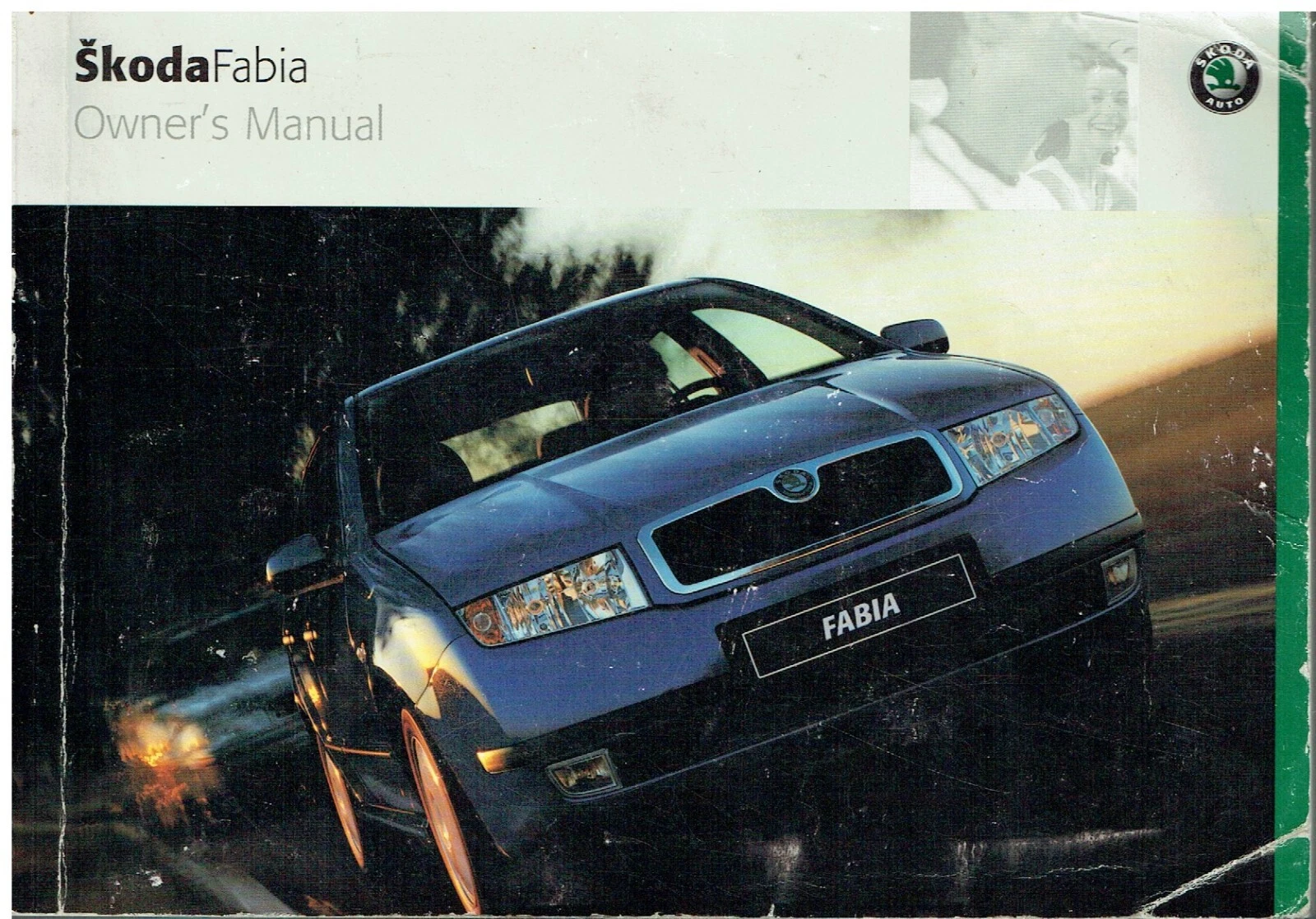 SKODA FABIA HATCHBACK ORIGINAL 2001 OWNERS INSTRUCTION & MAINTENANCE MANUAL