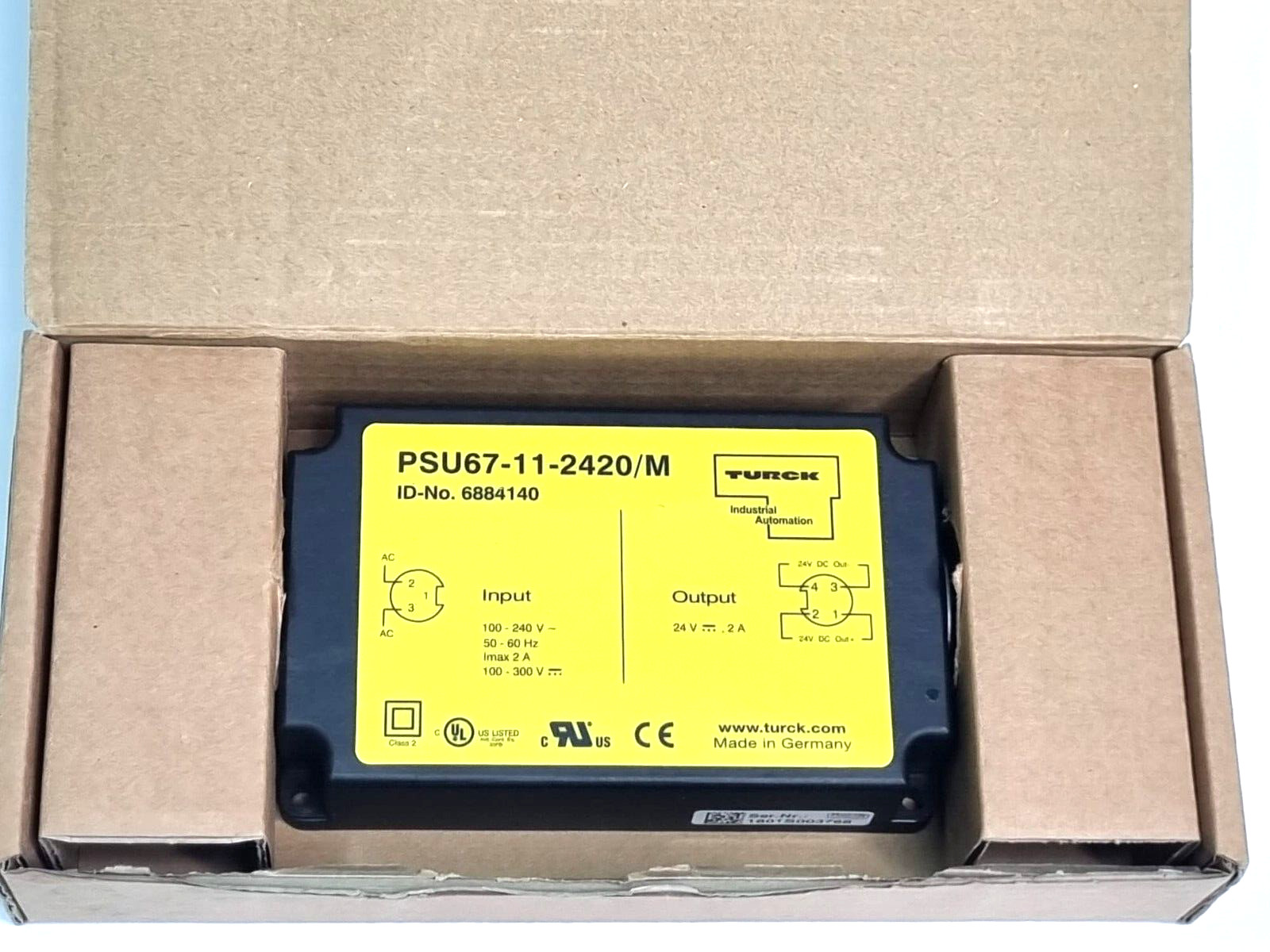 TURCK, PSU67-11-2420/M, COMPACT POWER SUPPLY