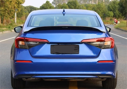 JDM Style Rear Spoiler Wing Glossy Black For 2022-2025 Honda Civic Sedan - Picture 5 of 6