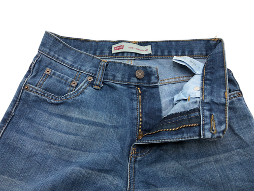 LEVI'S STRAUSS & CO Kid's Boy's 505 Straight Regular Jeans Size W27 L27 - Picture 5 of 11