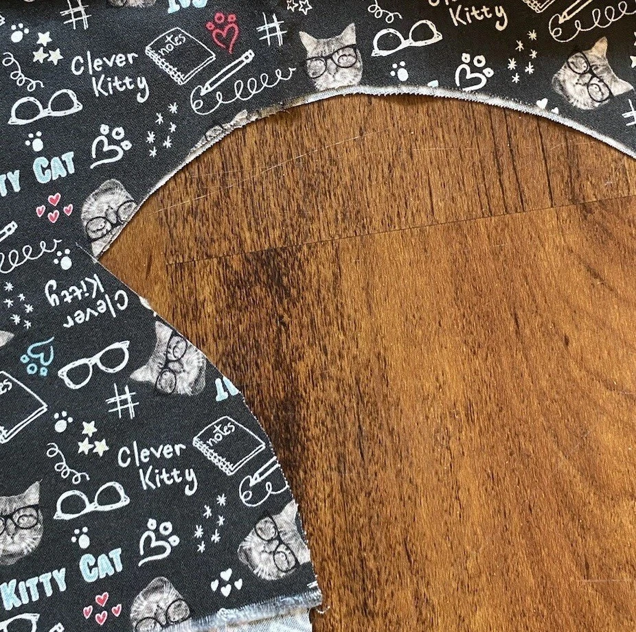 Camelot Fabrics by Rachael Hale CLEVER KITTY Eyeglasses 34180101 Black 36 x 41” - Image 3 of 4