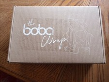 NEW in Box The Boba Wrap Organic Baby Carrier Dark Gray For Birth To 35 Lbs