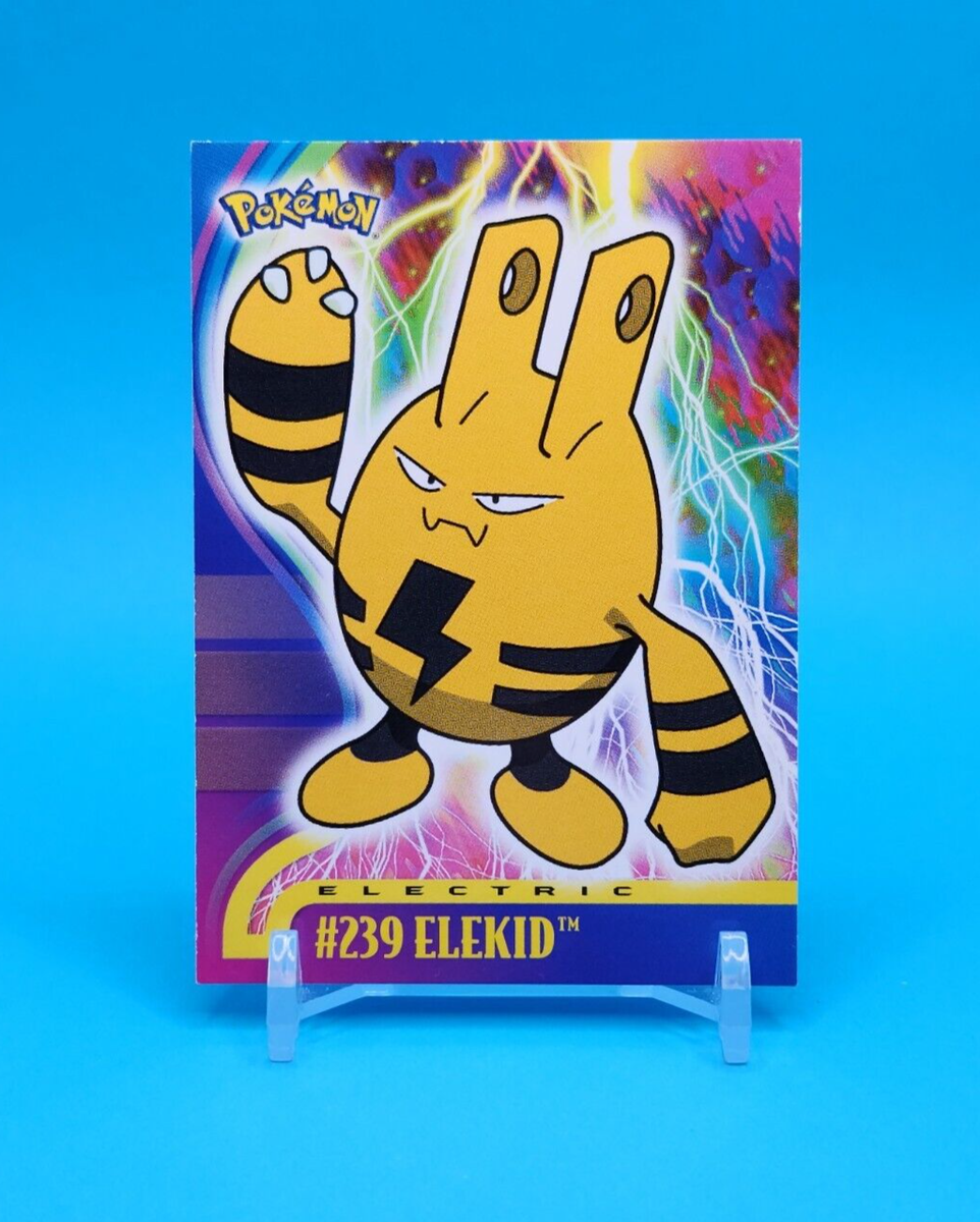 pokemon elekid card Enter Pokmon The Movie 2000 Piece Of The Game or Paralyzed. Elekid - 21/102 (Reverse Foil)