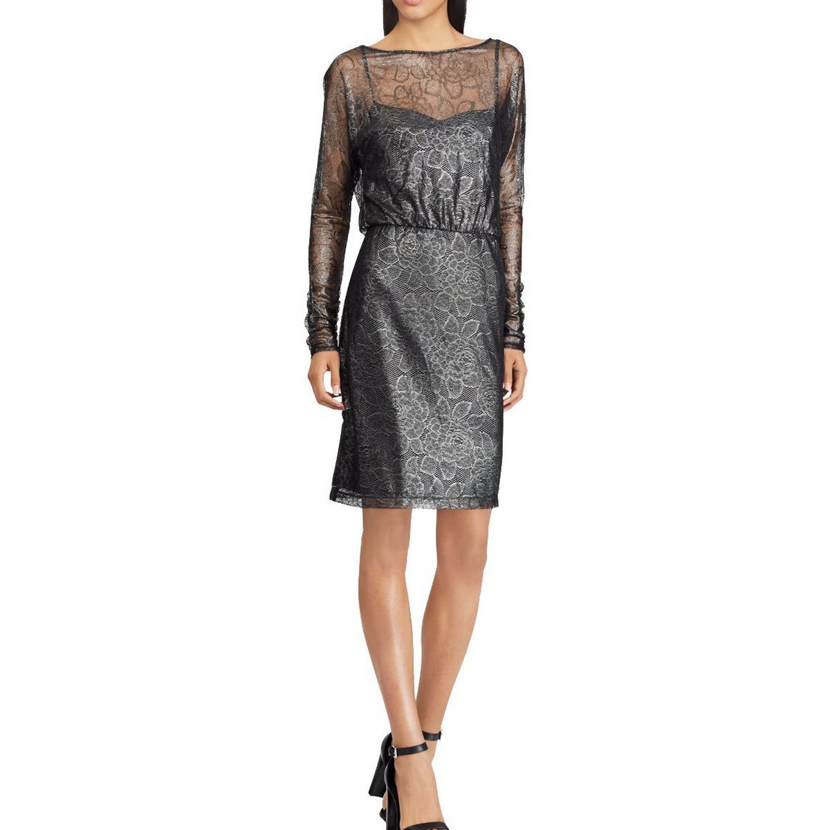 sequin lace halter dress Amarra 89473 main image 0
