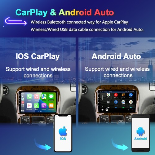 9" Car Stereo CarPlay Android 14 For Mercedes Benz S-Class W220 Navi DSP 4G+64GB - Picture 8 of 16