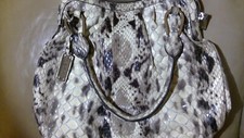 Tosca Blue Woman's Bag Original  Phyton Leather