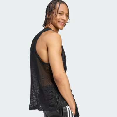 adidas Jeremy Scott JY2020 Mesh Tank Top Black | eBay