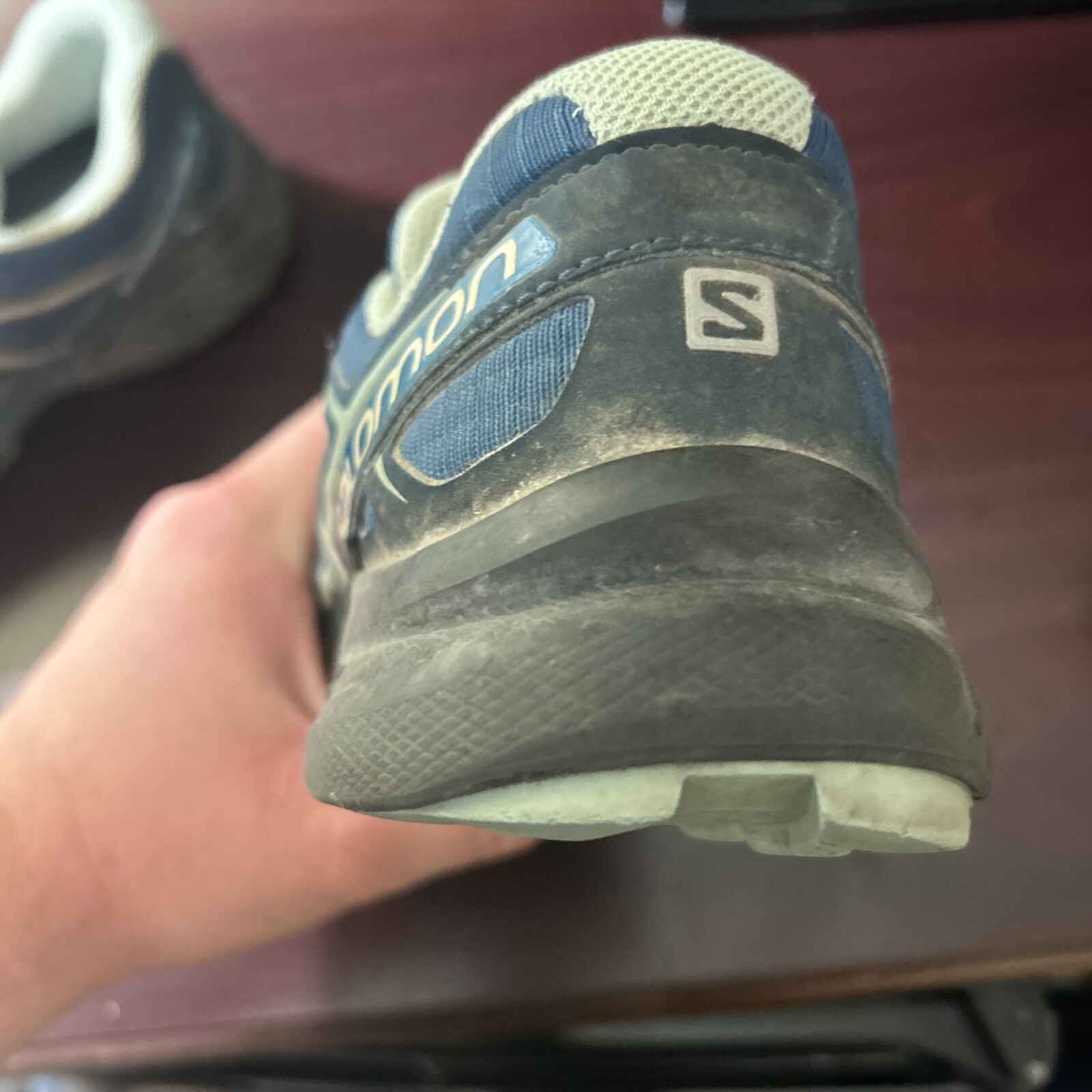 Scarpe da trail running SALOMON donna Speedcross 4 guscio d'uovo blu nero taglia 7 5