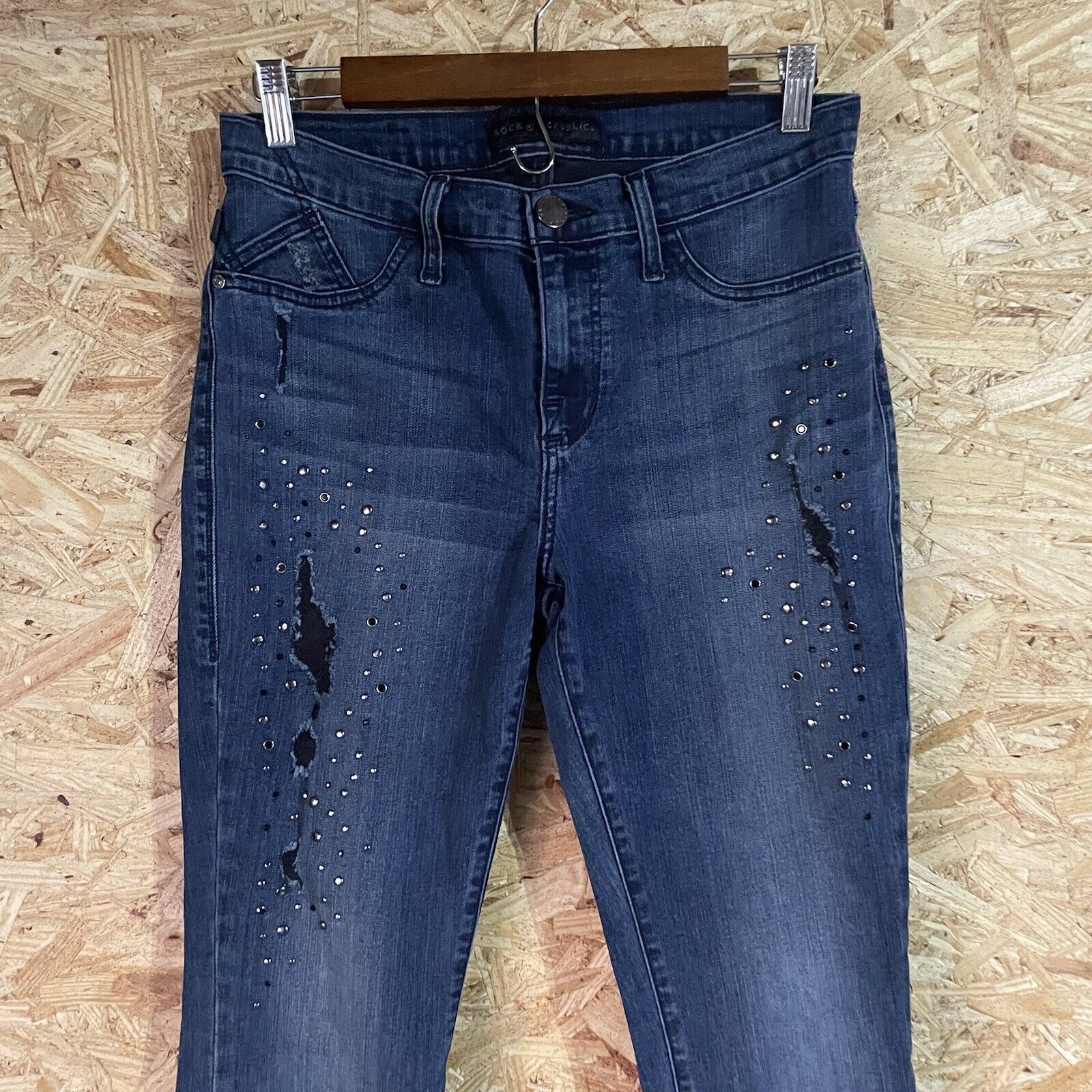 Rock & Republic Jeans Womens 10x29 Skinny Distres… - image 2