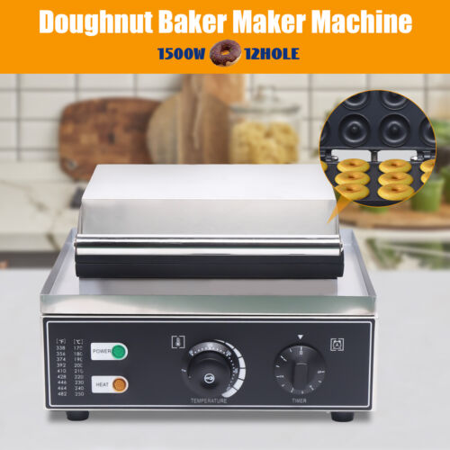 Commercial Donut Machine Doughnut Baker Mini Donut Maker Machine Non-stick 5cm