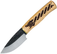 Condor Norse Dragon Hunter Hickory Wood 14C28N Fixed Blade Knife 102238SK