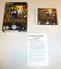 The Lord of the Rings: The Return of the King PC DVD Game with Install Key READ