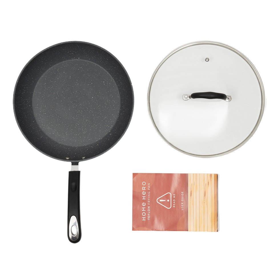 11.02 in Frying Pan Nonstick Frying Pan & Lid Large Frying Pan w