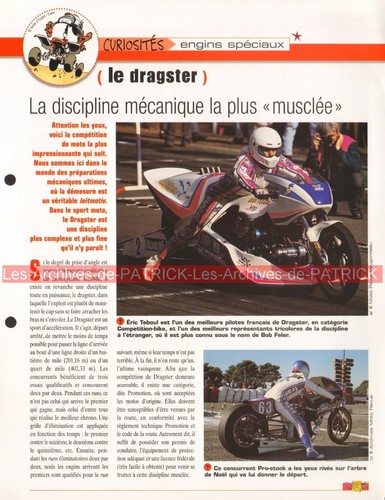 Figurine C. Dubrutal – Dragster Compétition Bike 2300 Cm3 – Joe Bar Team N°80 – Hachette