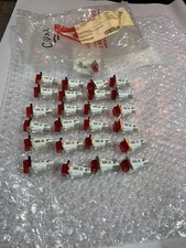Chicago Miniature L 1050QN1 Lamp, Indicator, Neon, Red, 125V NEW LOT OF 25 