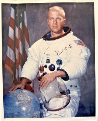 SKYLAB 2 PAUL WEITZ SIGNED 8X10 PHOTO, CERTIFICATE OF AUTHENTICITY FP149