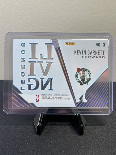 2020-21 Panini Illusions KEVIN GARNETT #3 SAPPHIRE ACETATE LIVING LEGENDS - Picture 2 of 2