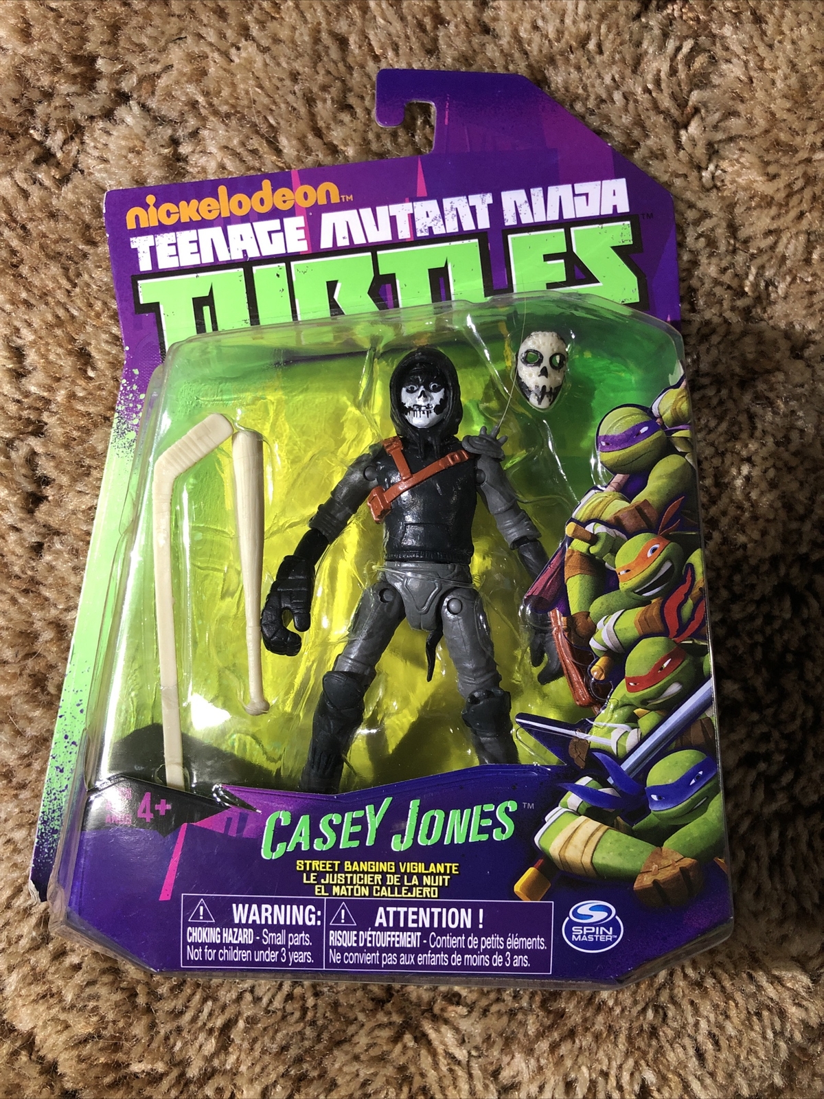Casey Jones Nickelodeon Teenage Mutant Ninja Turtles TMNT (Spin Master