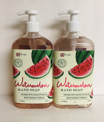 Bottles Watermelon Moisturizing Hand Soap w/ Eucalyptus Oil 17
