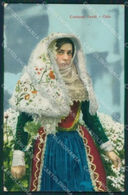 Sassari Osilo Costumi Sardi postcard MQ5224