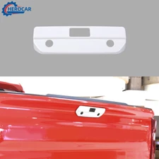 White Rear Tailgate Door Handle Decor Protect Cover Trim For Chevy Silverado 19+