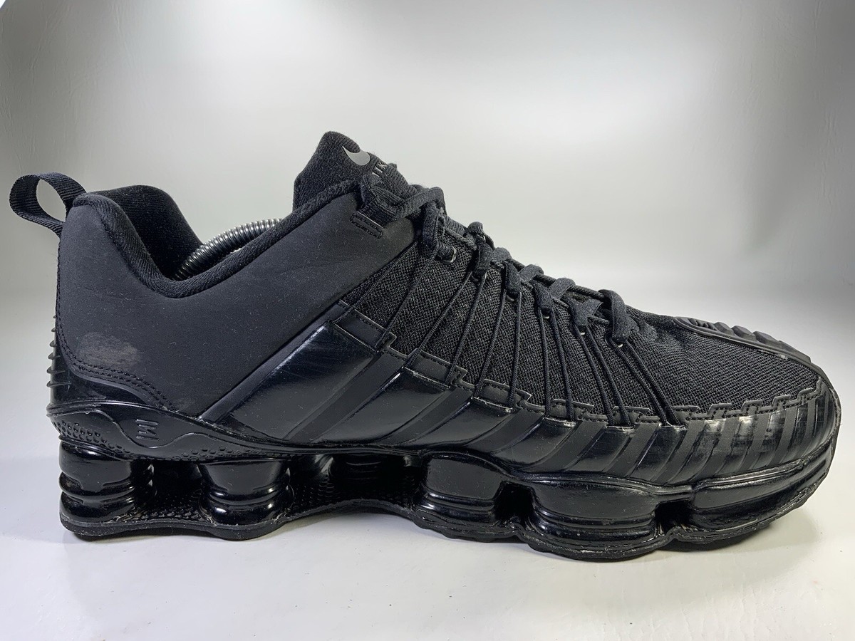Nike Total Shox Black Metallic Silver Rare Mens Size 12 Sneakers
