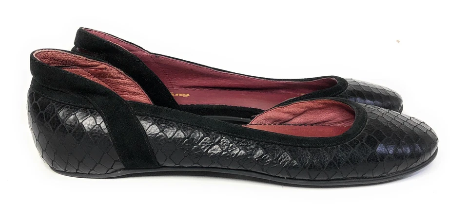 Sapatos de pele de cobra Faryl Robin Heels Anthropologie Free People 6.5 - Imagem 2 de 4