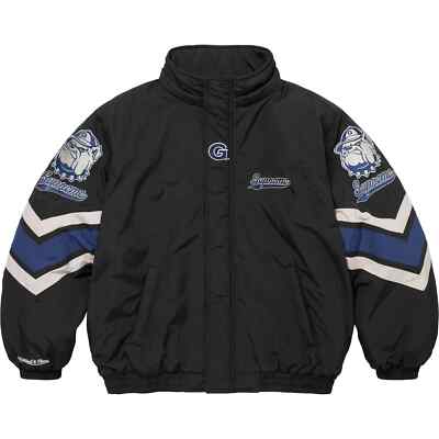 Supreme x Mitchell & Ness NCAA Hooded Stadium Jacket 3colors Supreme x Mitchell & Ness NCAA Hooded Stadium Jacket 3colors