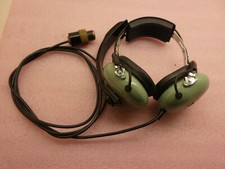 DAVID CLARK 12511G-01 MODEL H5030 AVIATION HEADSET PILOT CO-PILOT
