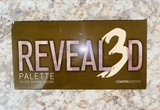 COASTAL SCENTS "REVEALED 3" EYESHADOW PALETTE NEW UNSWATCHED
