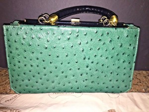 green designer handbag