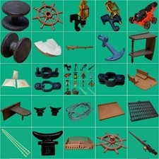 Playmobil 3750 Piratenschiff Ersatzteile Zubehör zum Auswählen #P10